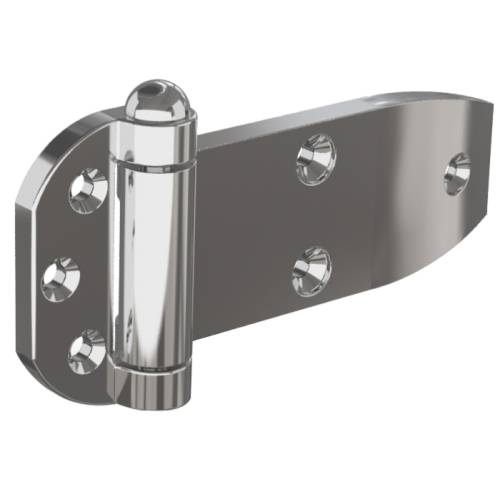 Zinc die-cast chrome plated hinge A 