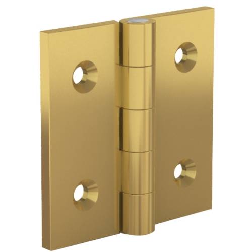 Brass hinge - 4 holes