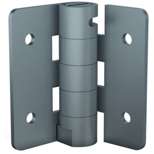 Soft-close dampening hinge in stainless steel