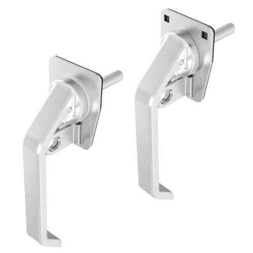 Poignée en L M10 pour cadenas en inox