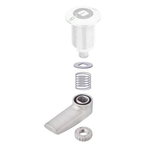 Came réglable en hauteur L45 inox