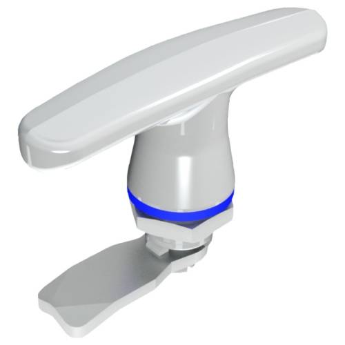 Quart de tour avec poignée en T gamme hygiène Pr20,1 L18 inox