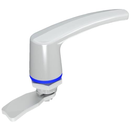 Quart de tour avec poignée en L gamme hygiène Pr20,1 L18 inox