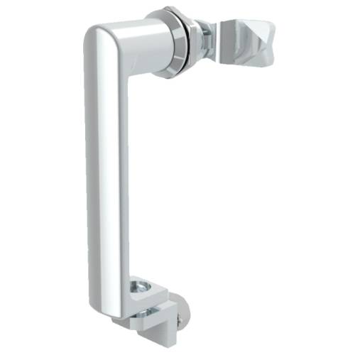 Quart de tour avec poignée en L cadenassable Pr20,1 L18 inox