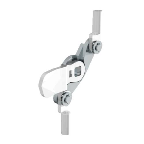 Adaptateur de came 3 points 45° en inox 