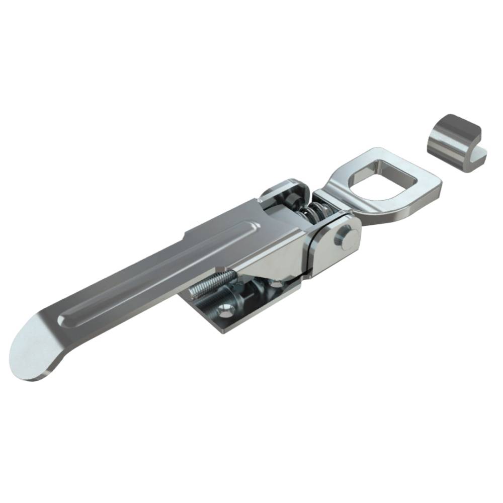 Heavy duty toggle latch with strike