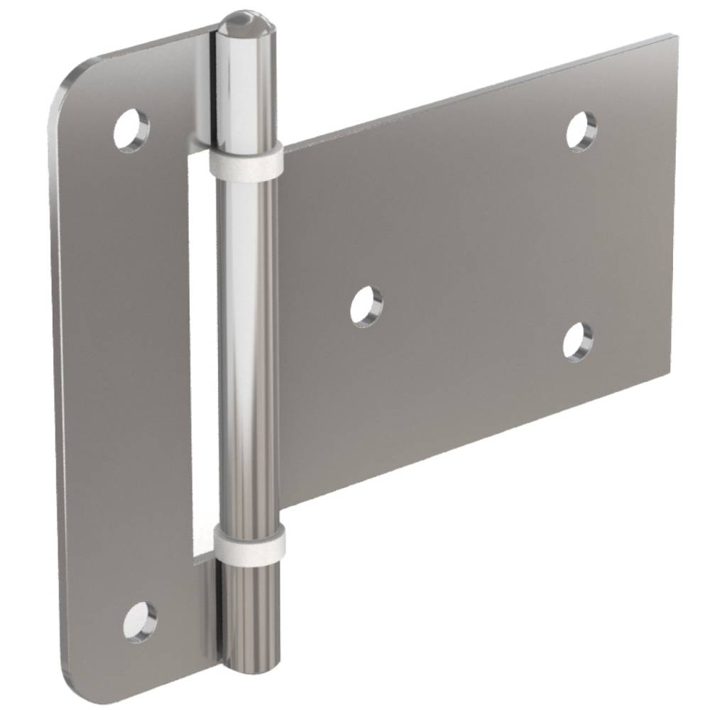 Removable pin hinges with nylon washers