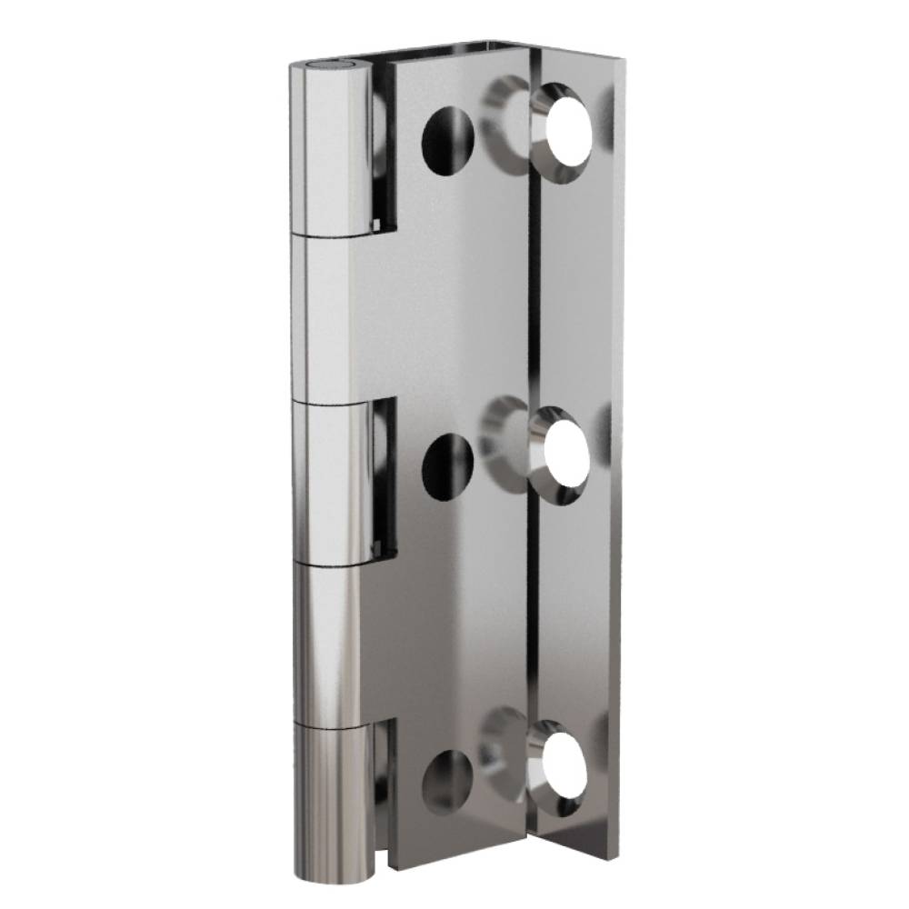 Small butt hinge with one cranked leaf 50 mm