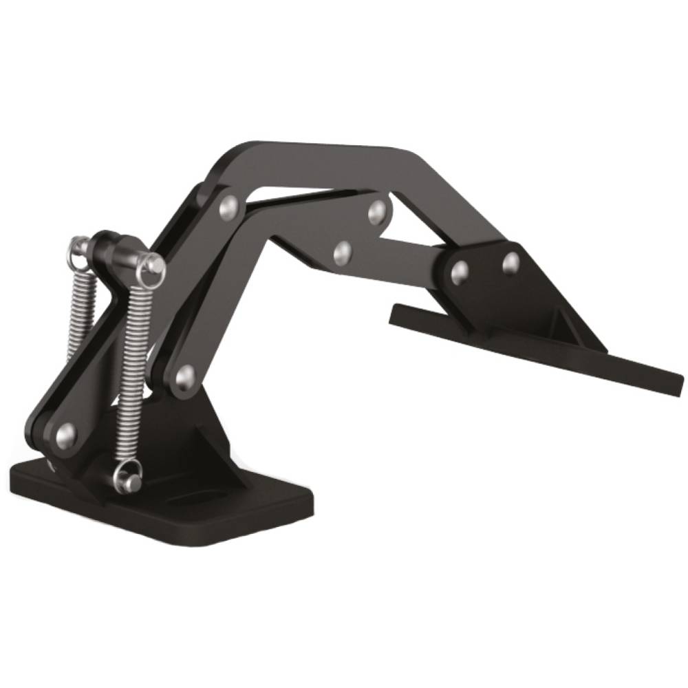 Spring loaded concealed hinge 110° opening