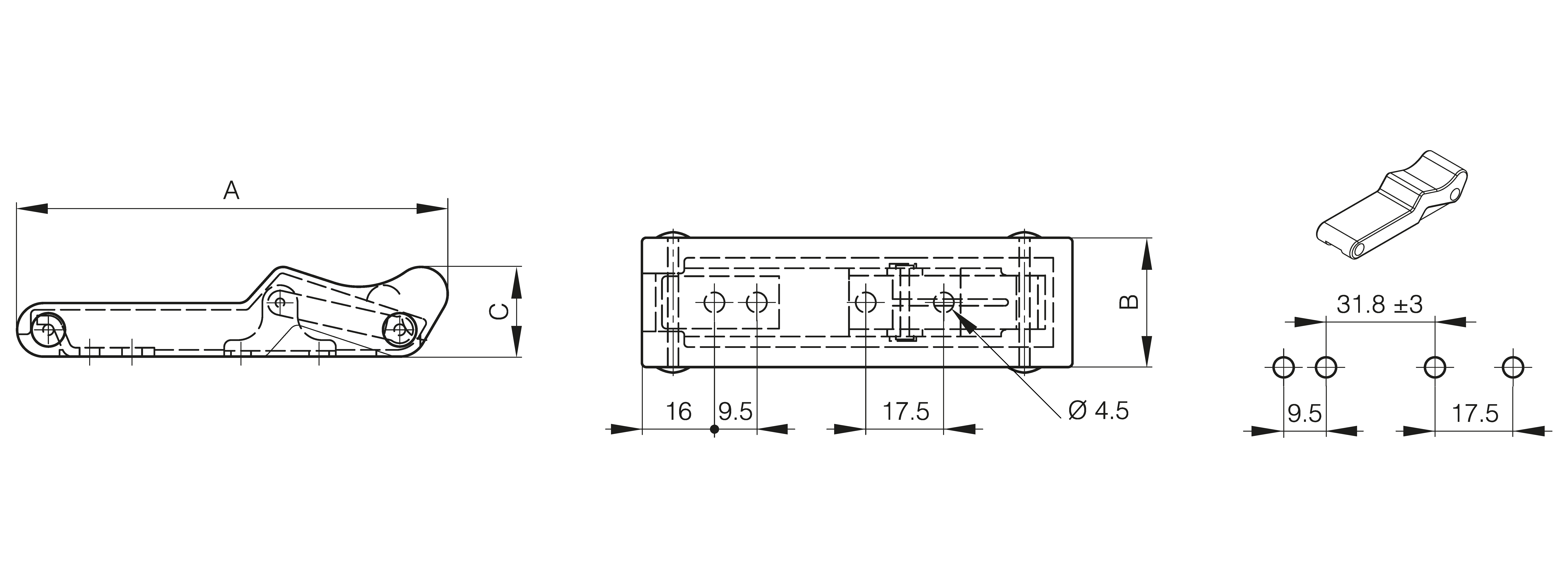 Soft toggle latch