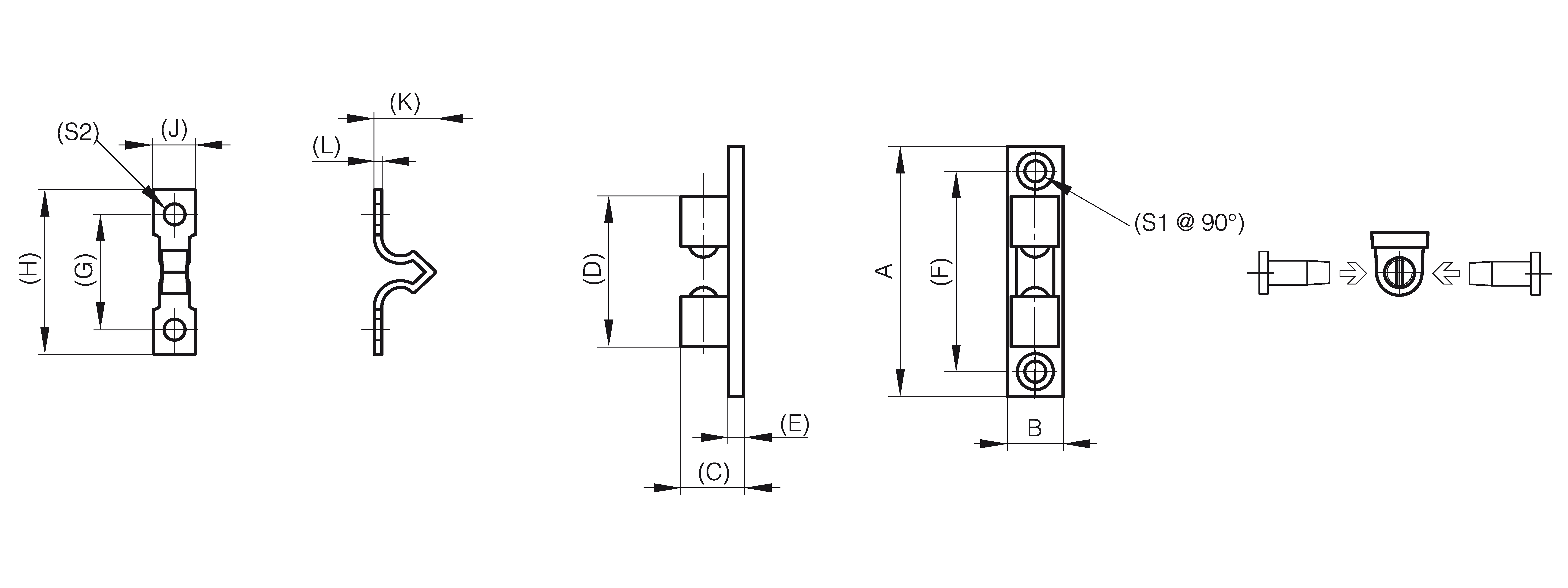 Dual ball catches B