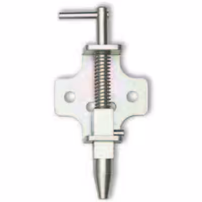 Chiavistello a molla con sistema di bloccaggio